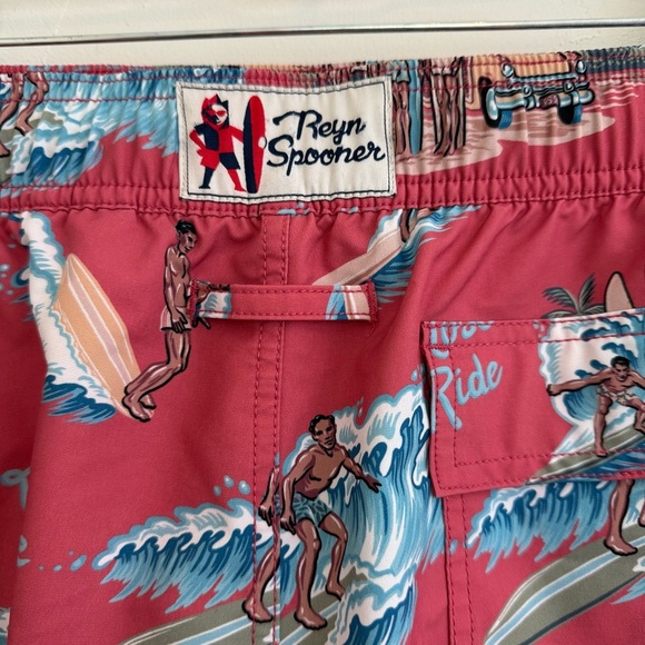 Reyn Spooner Swim Trunks Mens Large - Picture 4 of 10